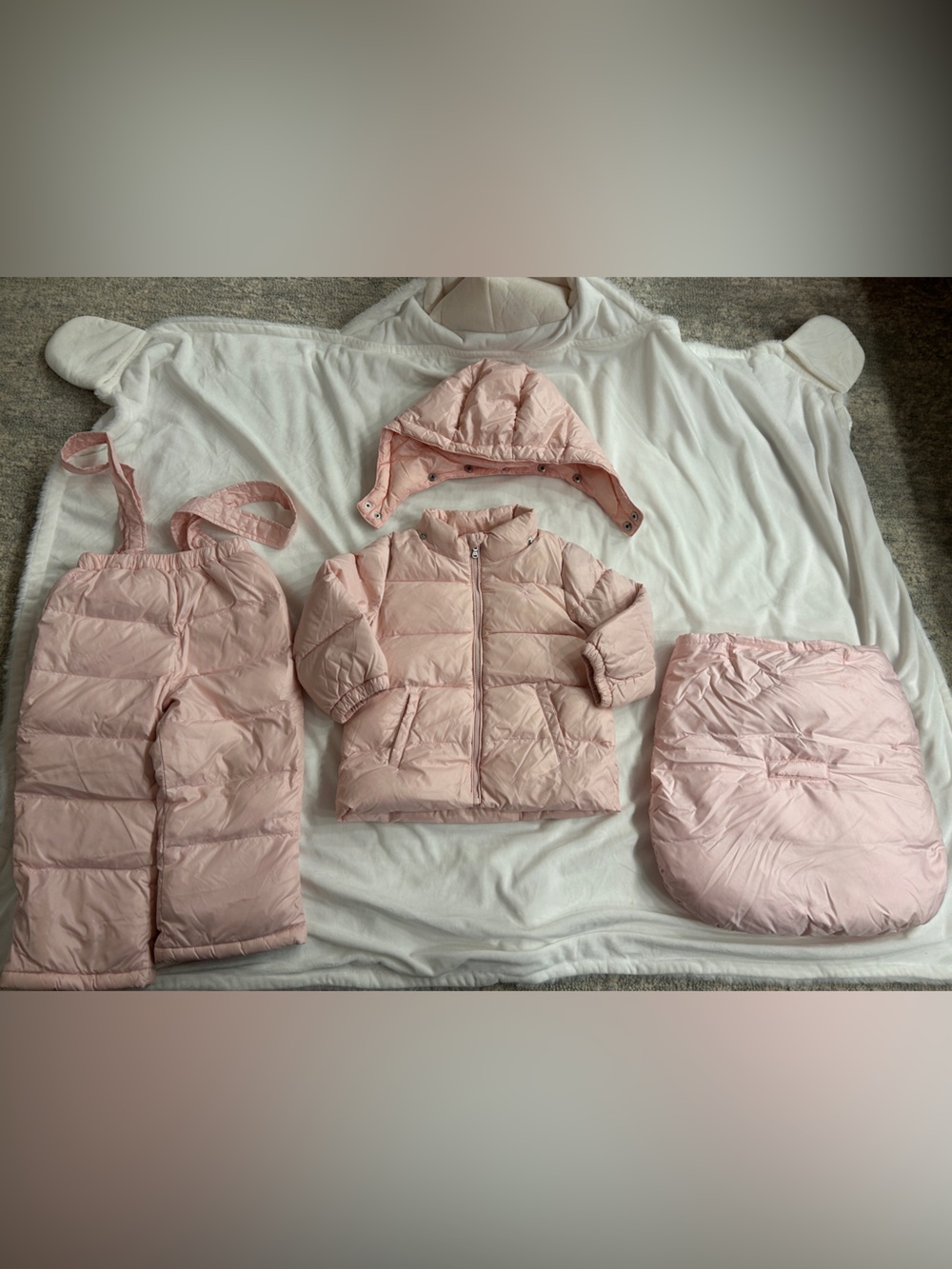 Ralph Lauren Light Pink 4 pc winter set.
